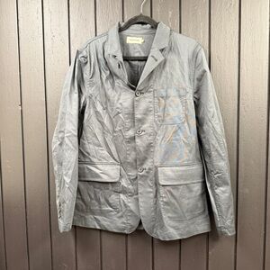 Taylor Stitch Ojal Organic Cotton Charcoal Textured Jacket 38